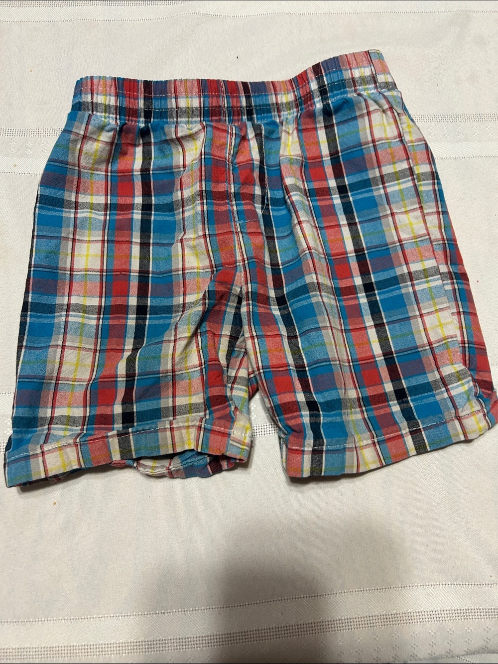 Nickelodeon Plaid Shorts - Blue, Red & Yellow